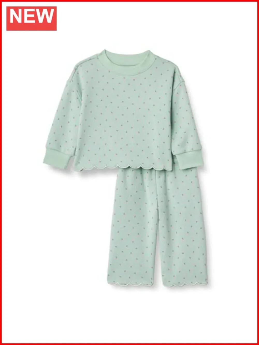 Toddler Girls French Terry Sweatshirt and Sweatpant Set Relaxed Fit
